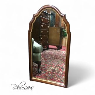 Vintage Cherry Mirror, Keyhole Mirror, Statton Furniture