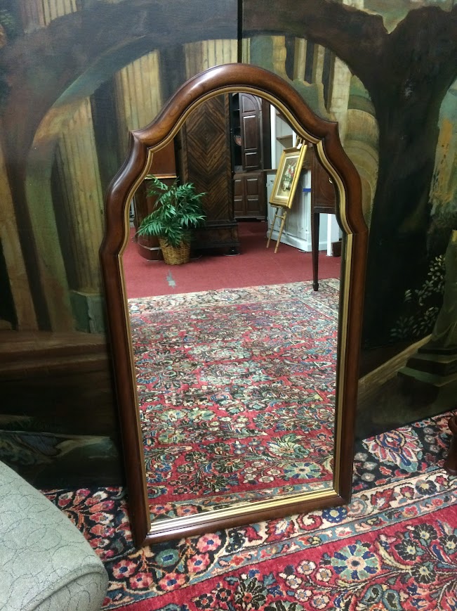 Vintage Cherry Mirror, Keyhole Mirror, Statton Furniture - Image 4