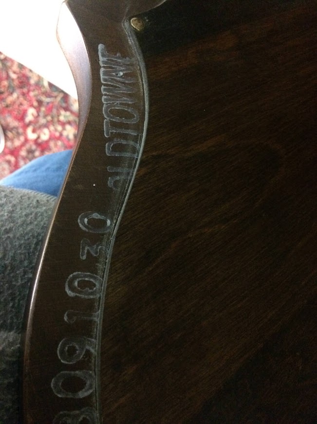 Vintage Cherry Mirror, Keyhole Mirror, Statton Furniture - Image 6