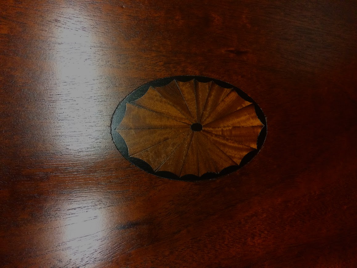 Vintage Tea Table, Stanley Furniture Tea Table, Inlaid Federal Table - Image 6