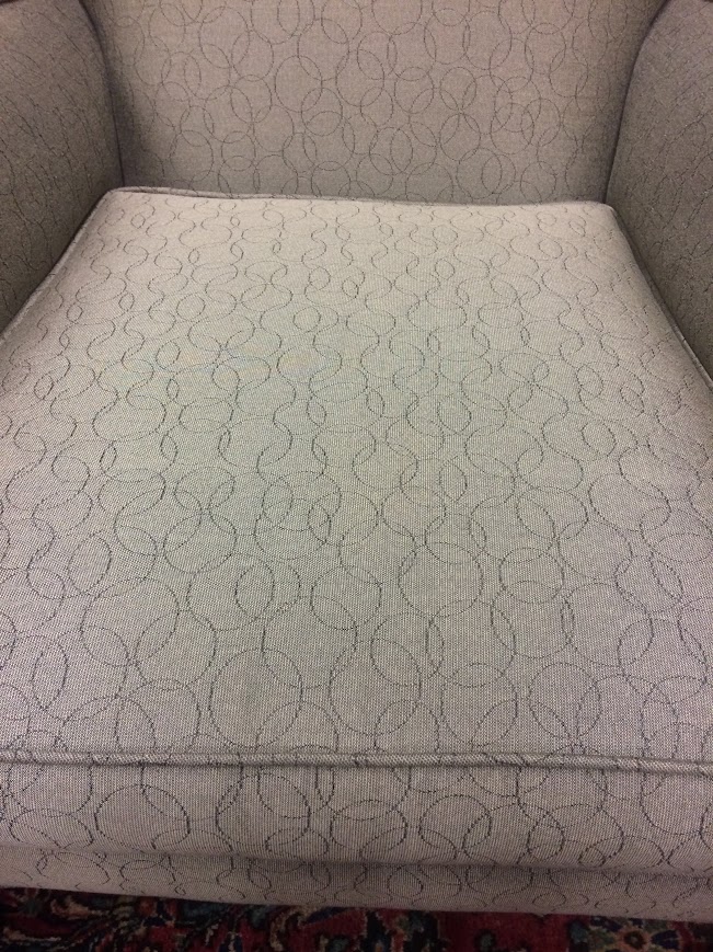 Vintage Wing Back Chair, Claw Foot Wing Back Chair - Image 6