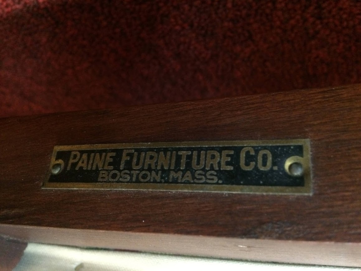 Antique Dining Chairs, Paine Furniture Company, Set of Four - Image 12