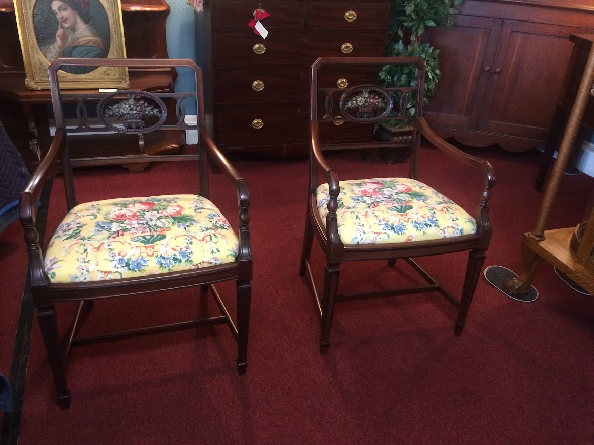 Antique Dining Chairs, Paine Furniture Company, Set of Four - Image 6