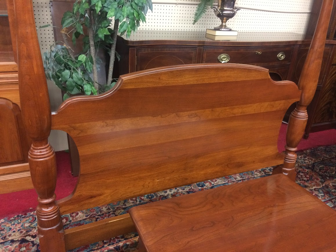 Vintage Poster Bed, Twin Size Poster Bed, Ethan Allen Furniture - Image 5