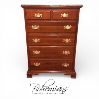 Vintage Chest of Drawers, Cherry Dresser, Ethan Allen Furniture
