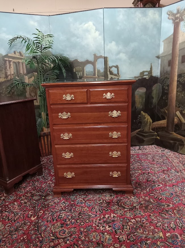 Vintage Chest of Drawers, Cherry Dresser, Ethan Allen Furniture - Image 2