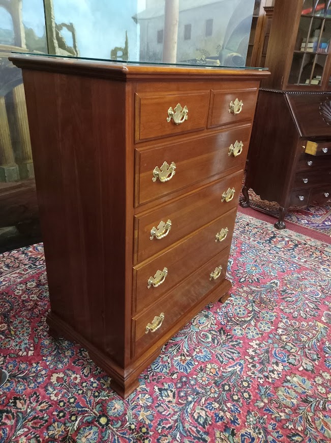 Vintage Chest of Drawers, Cherry Dresser, Ethan Allen Furniture - Image 5
