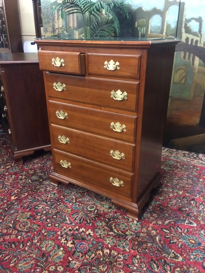 Vintage Chest of Drawers, Cherry Dresser, Ethan Allen Furniture - Image 7
