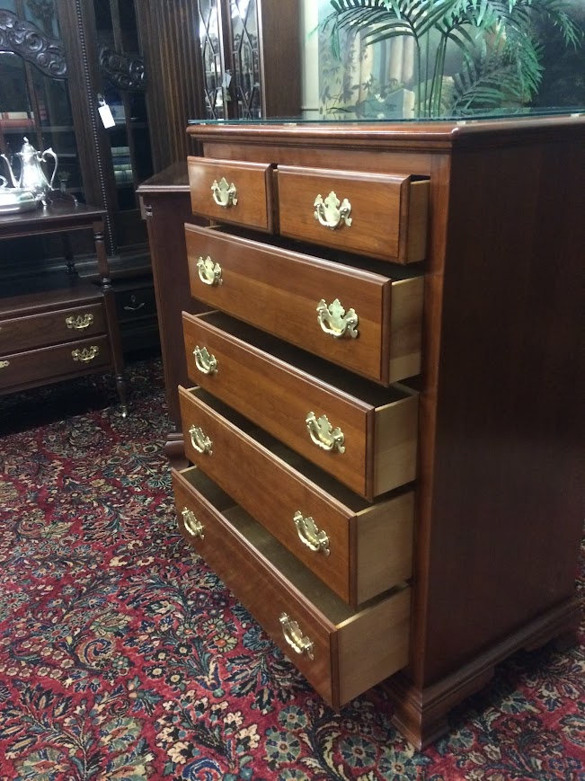 Vintage Chest of Drawers, Cherry Dresser, Ethan Allen Furniture - Image 8