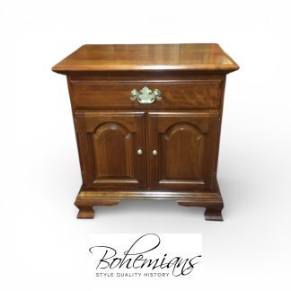 Vintage Ethan Allen Nightstand, Cherry Bedside Cabinet