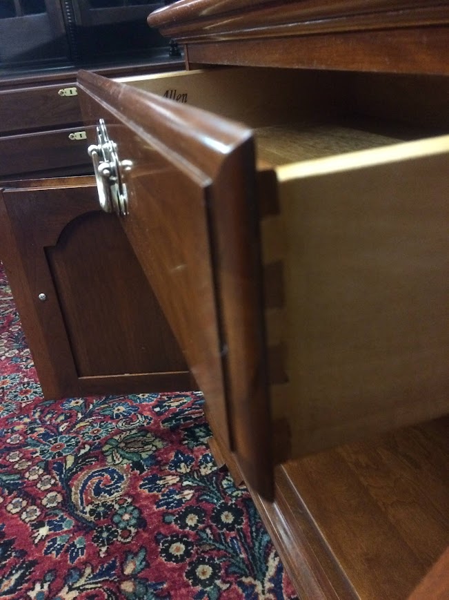 Vintage Ethan Allen Nightstand, Cherry Bedside Cabinet - Image 6