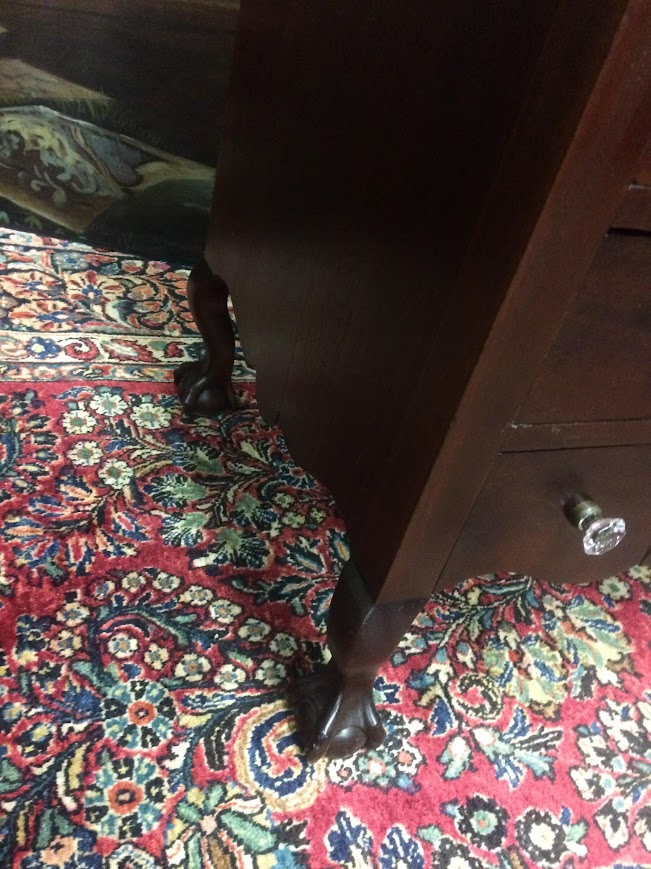 Antique Secretary Desk, Georgian Revival Desk, Two Piece Desk - Image 11