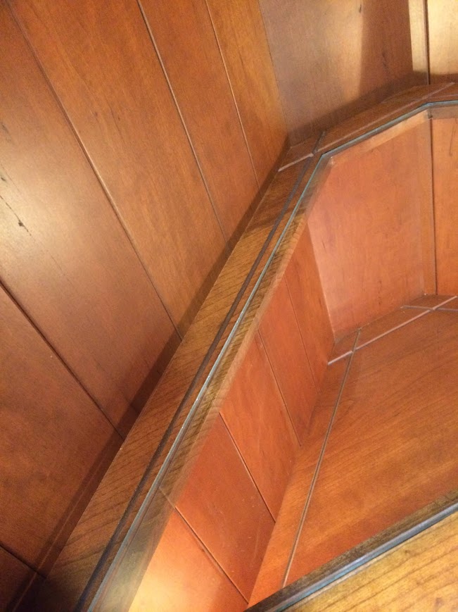 Vintage Corner Cabinet, Open Corner Cabinet, Custom Made - Image 4