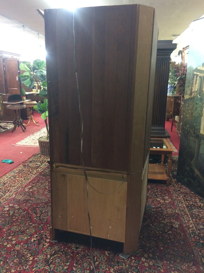 Vintage Corner Cabinet, Open Corner Cabinet, Custom Made