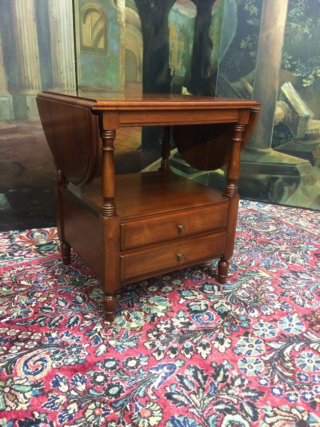 Vintage Accent Table, Drop Side Table, Pennsylvania House Furniture - Image 2
