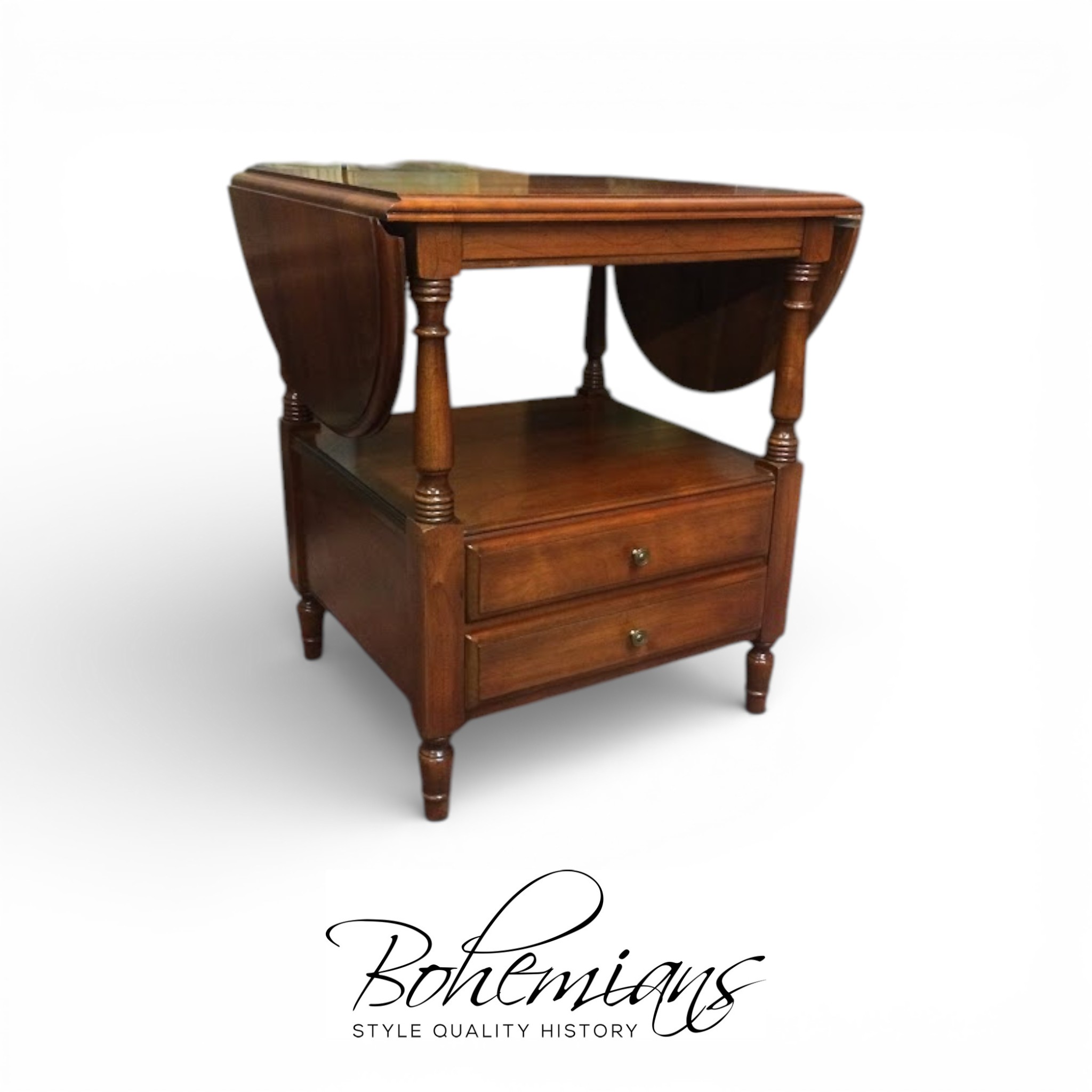 Vintage Accent Table, Drop Side Table, Pennsylvania House Furniture