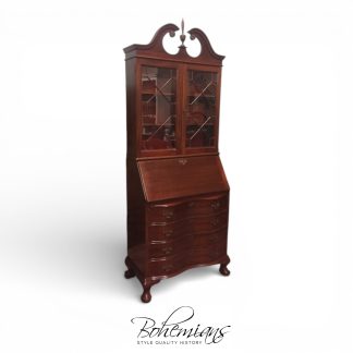 Vintage Secretary Desk, Mahogany Secretary Desk (One Piece)