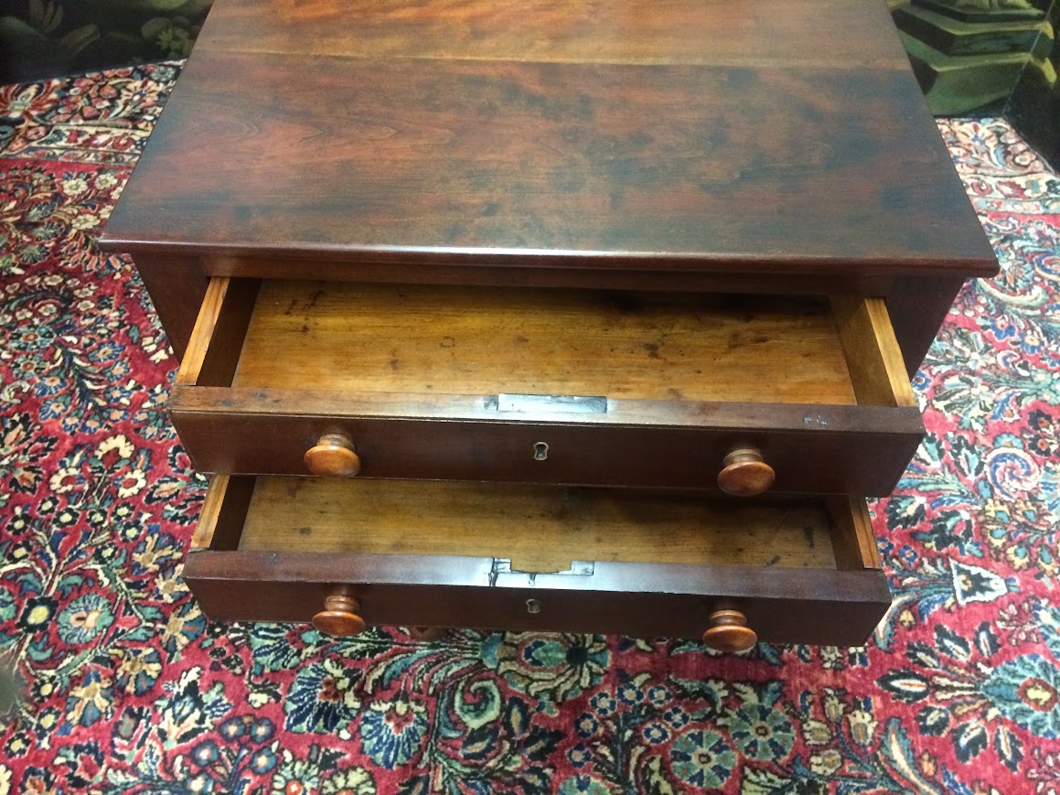 Antique Work Table, Cherry Empire Table - Image 10