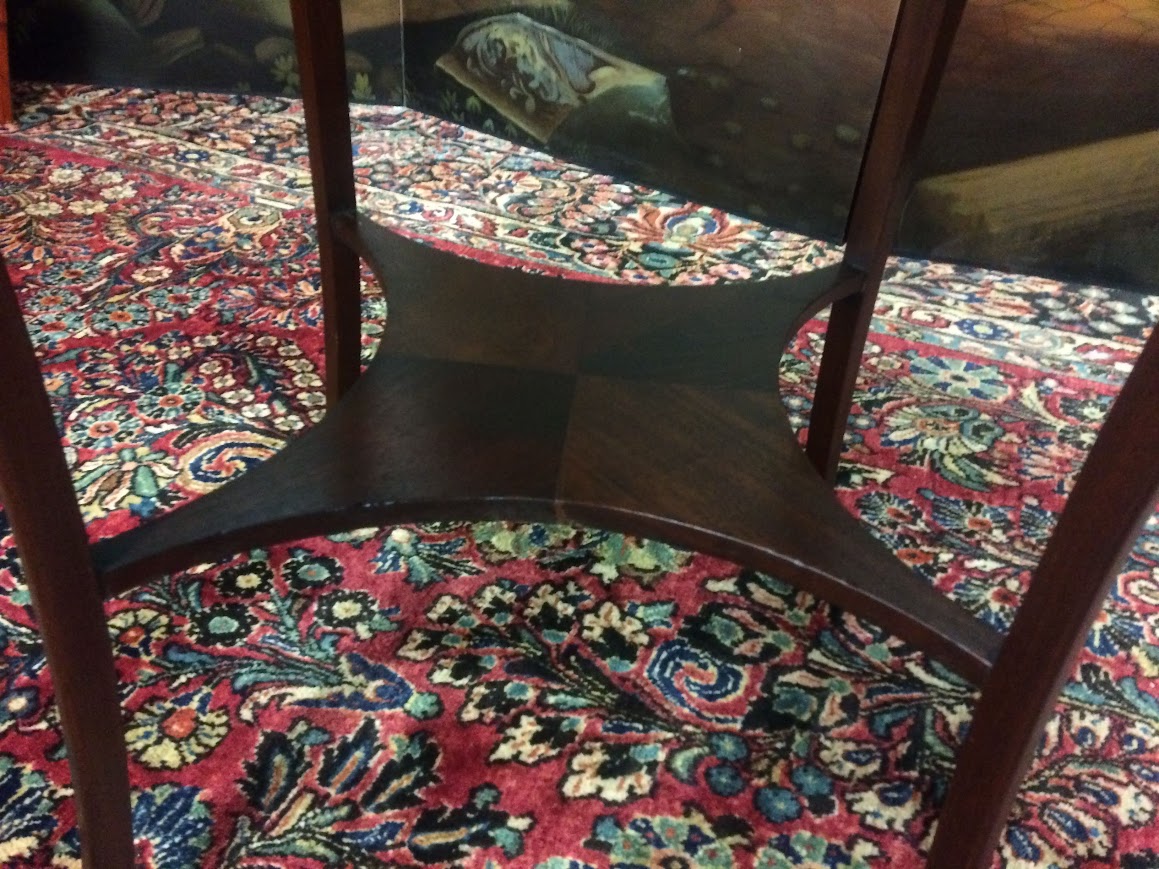 Inlaid Center Table, Accent Table with Inlaid Table - Image 7