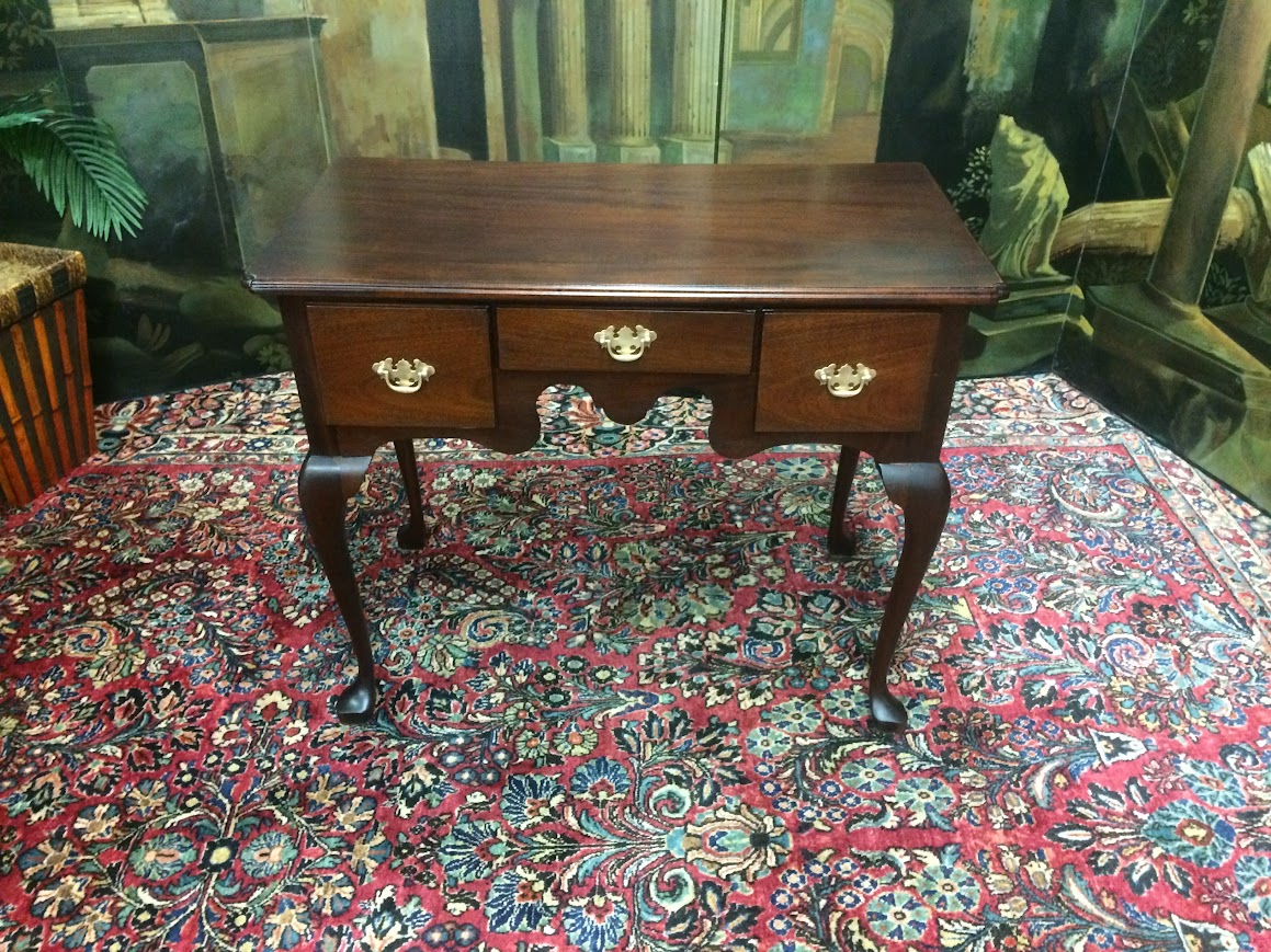 Antique Mahogany Desk, Vanity - Image 2