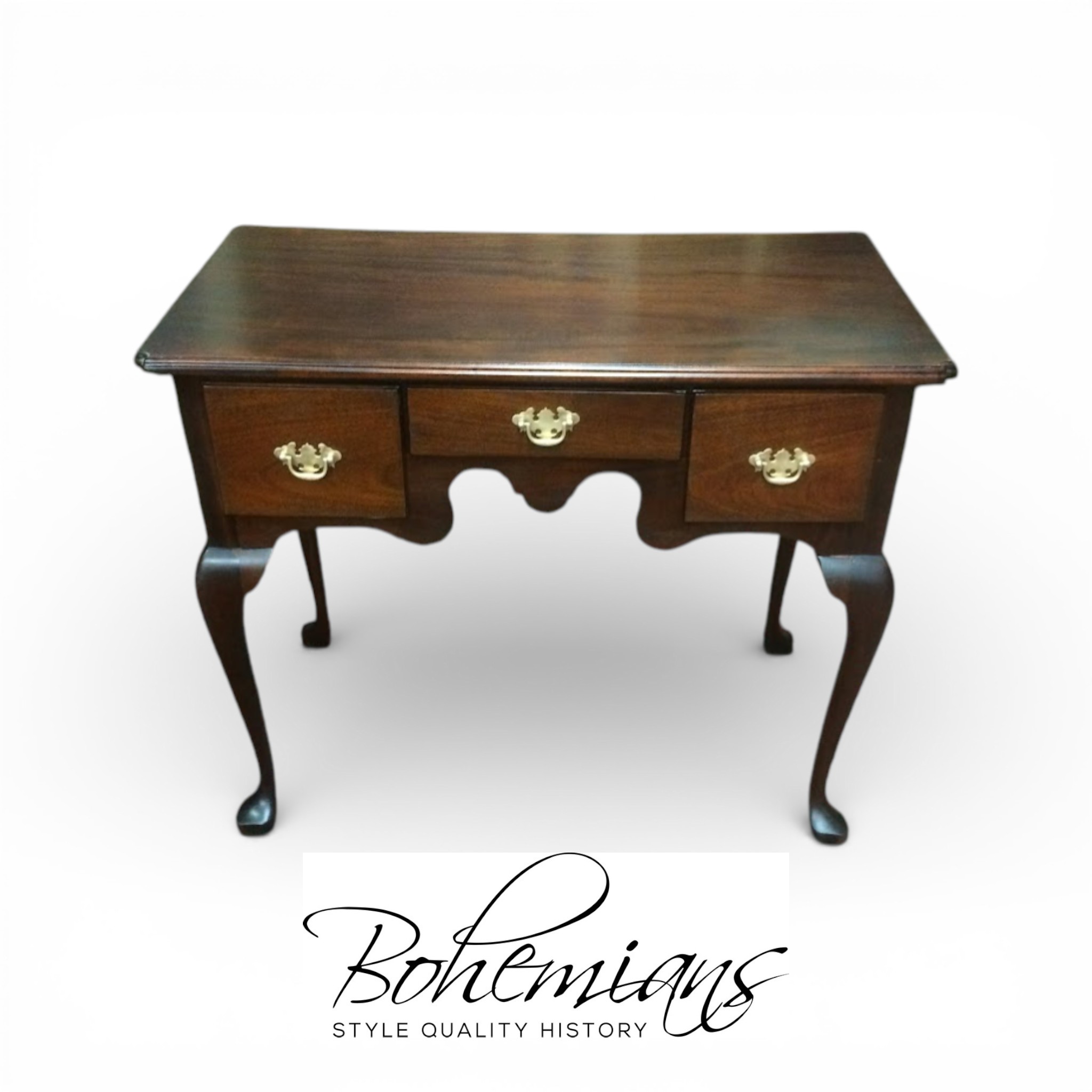 Antique Mahogany Desk, Vanity