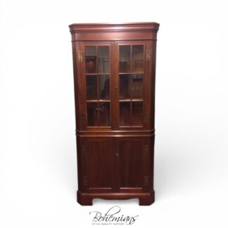 Vintage Corner Cabinet, Craftique Furniture