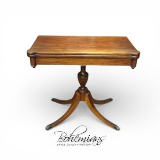 Vintage Games Table, Mahogany Games Table, Accent Table