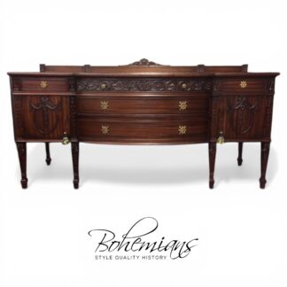 Antique Buffet, Mahogany Sideboard, Federal Revival Furniture
