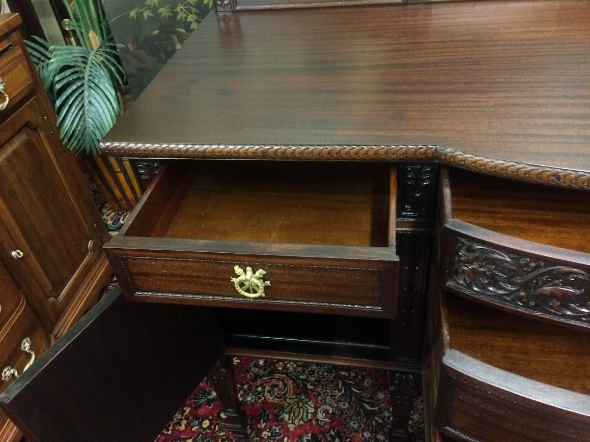 Antique Buffet, Mahogany Sideboard, Federal Revival Furniture - Image 16