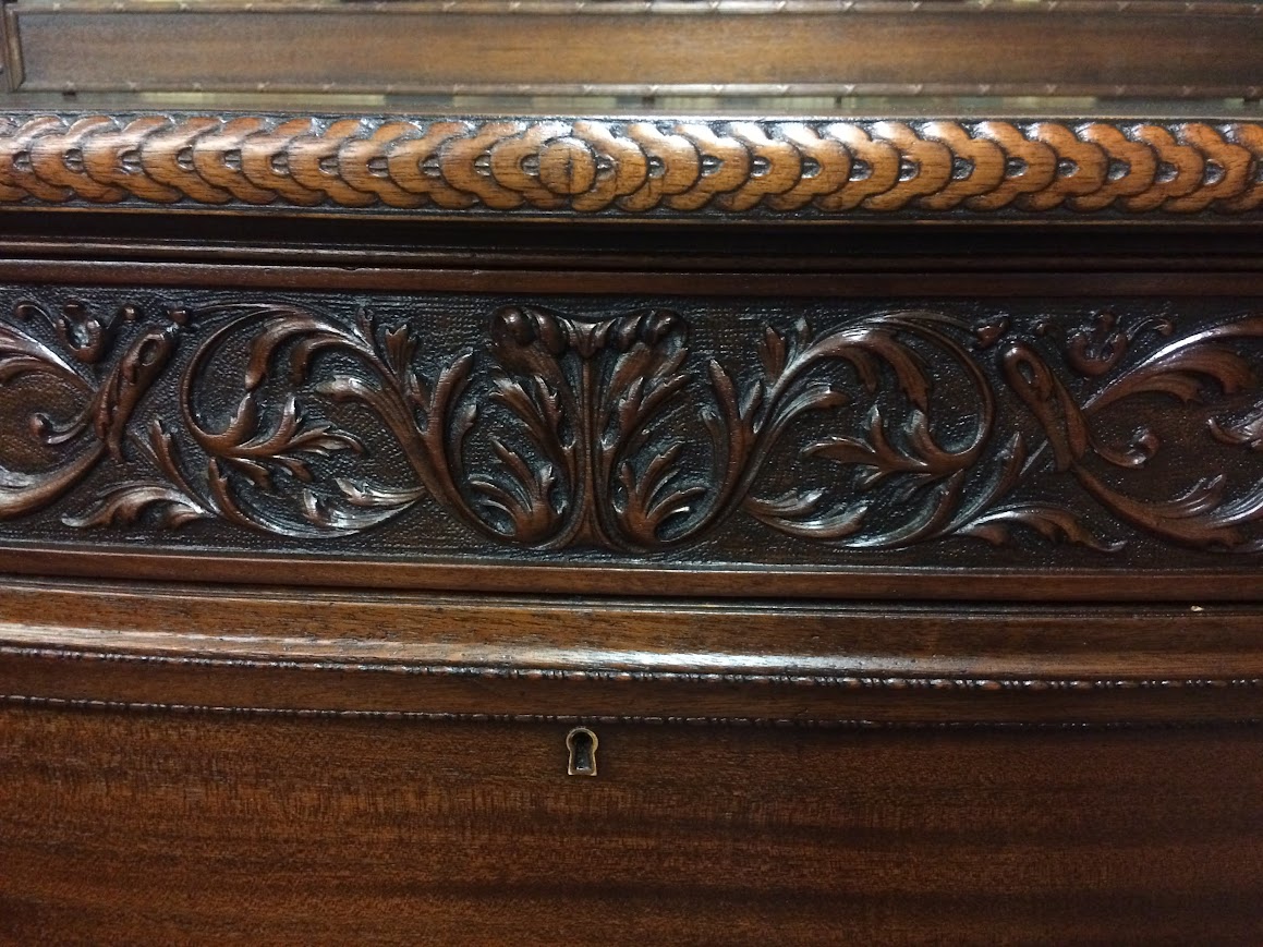 Antique Buffet, Mahogany Sideboard, Federal Revival Furniture - Image 7