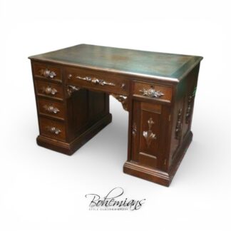 Antique Victorian Desk, Walnut Partner's Desk