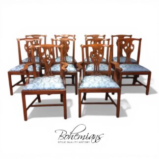 Vintage Dining Chairs, Henkel Harris Chairs, Set of Ten, Finish #24