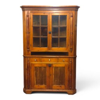 Rustic Corner Cabinet, Antique Corner Cupboard