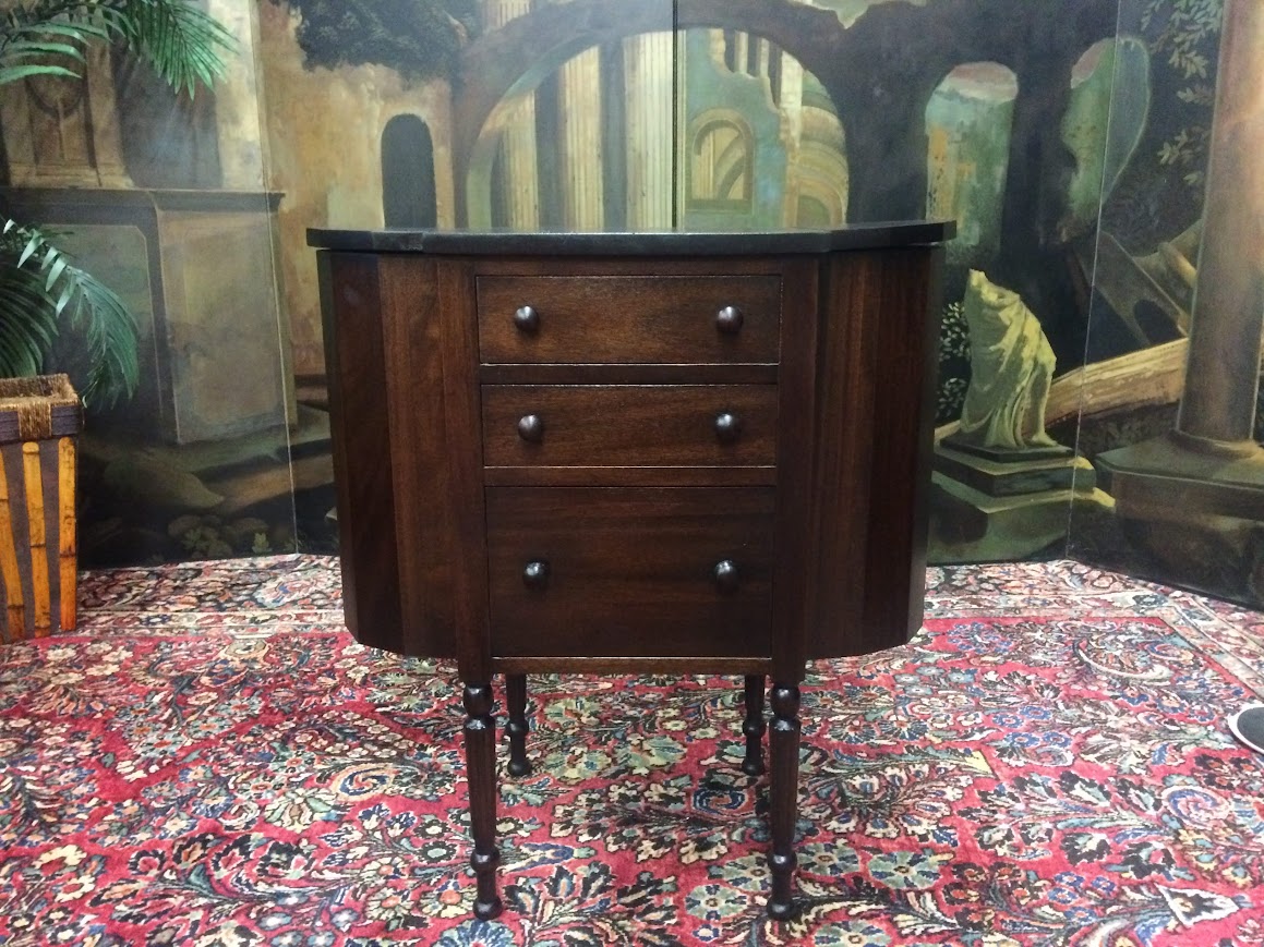 Martha Washington Sewing Stand, Antique Sewing Stand - Image 2