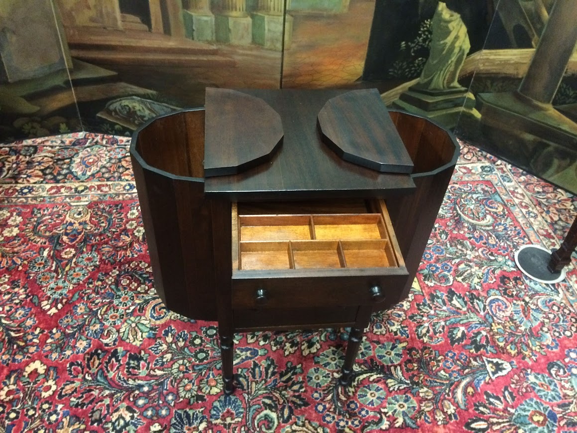 Martha Washington Sewing Stand, Antique Sewing Stand - Image 5