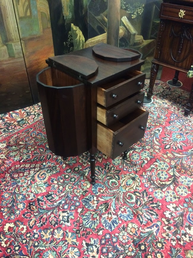 Martha Washington Sewing Stand, Antique Sewing Stand - Image 7