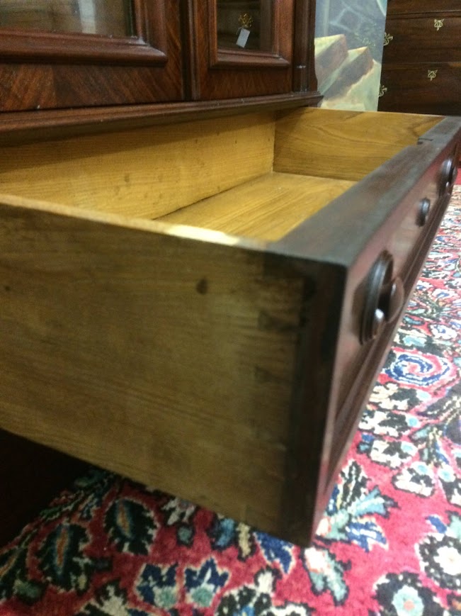Antique Bookcase, Walnut Bookcase, Victorian Furniture - Image 10