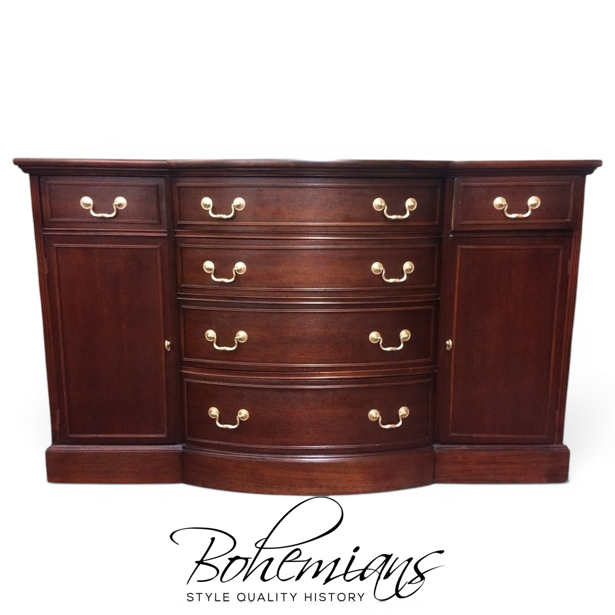 Vintage Mahogany Buffet, Federal Revival Server