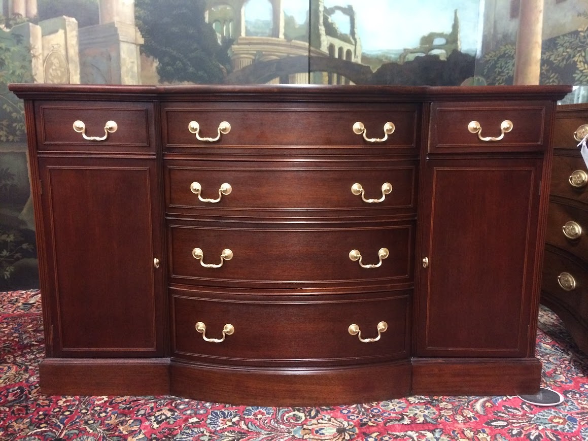 Vintage Mahogany Buffet, Federal Revival Server - Image 2