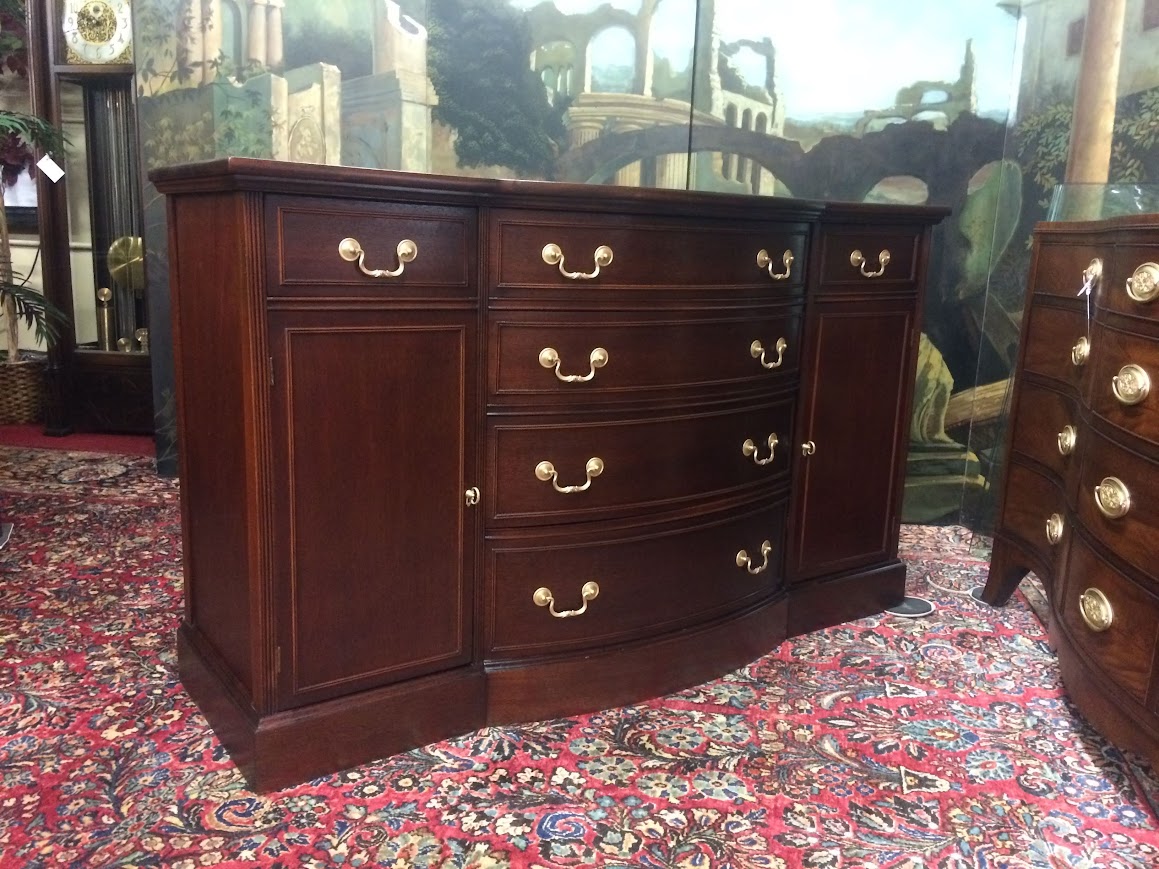 Vintage Mahogany Buffet, Federal Revival Server - Image 11