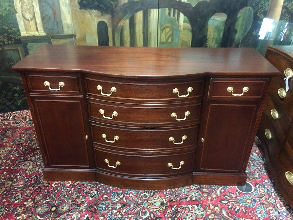 Vintage Mahogany Buffet, Federal Revival Server - Image 3