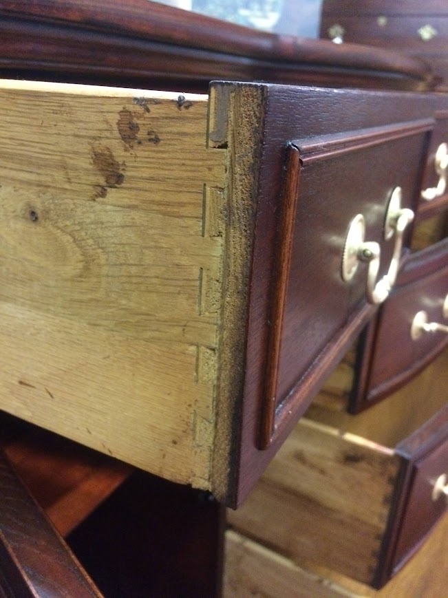 Vintage Mahogany Buffet, Federal Revival Server - Image 7