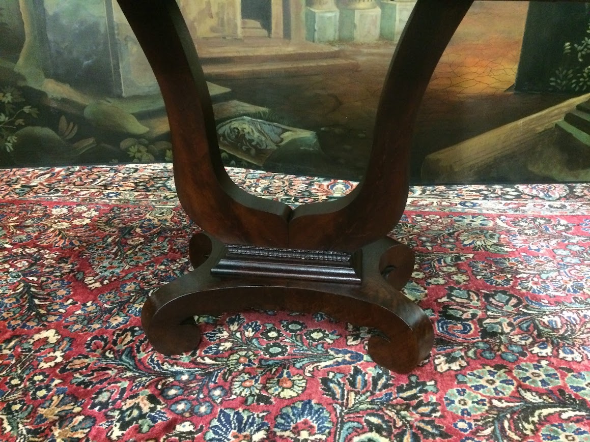 Antique Games Table, Empire Games Table - Image 10