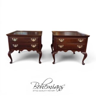 Vintage Ethan Allen End Tables, The Pair