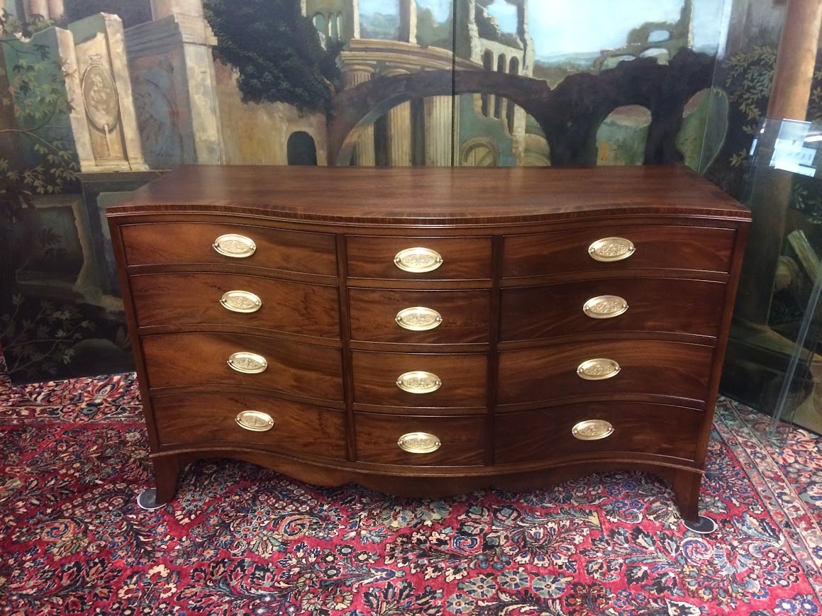 Vintage Dresser, Serpentine Dresser, Henredon Furniture - Image 3