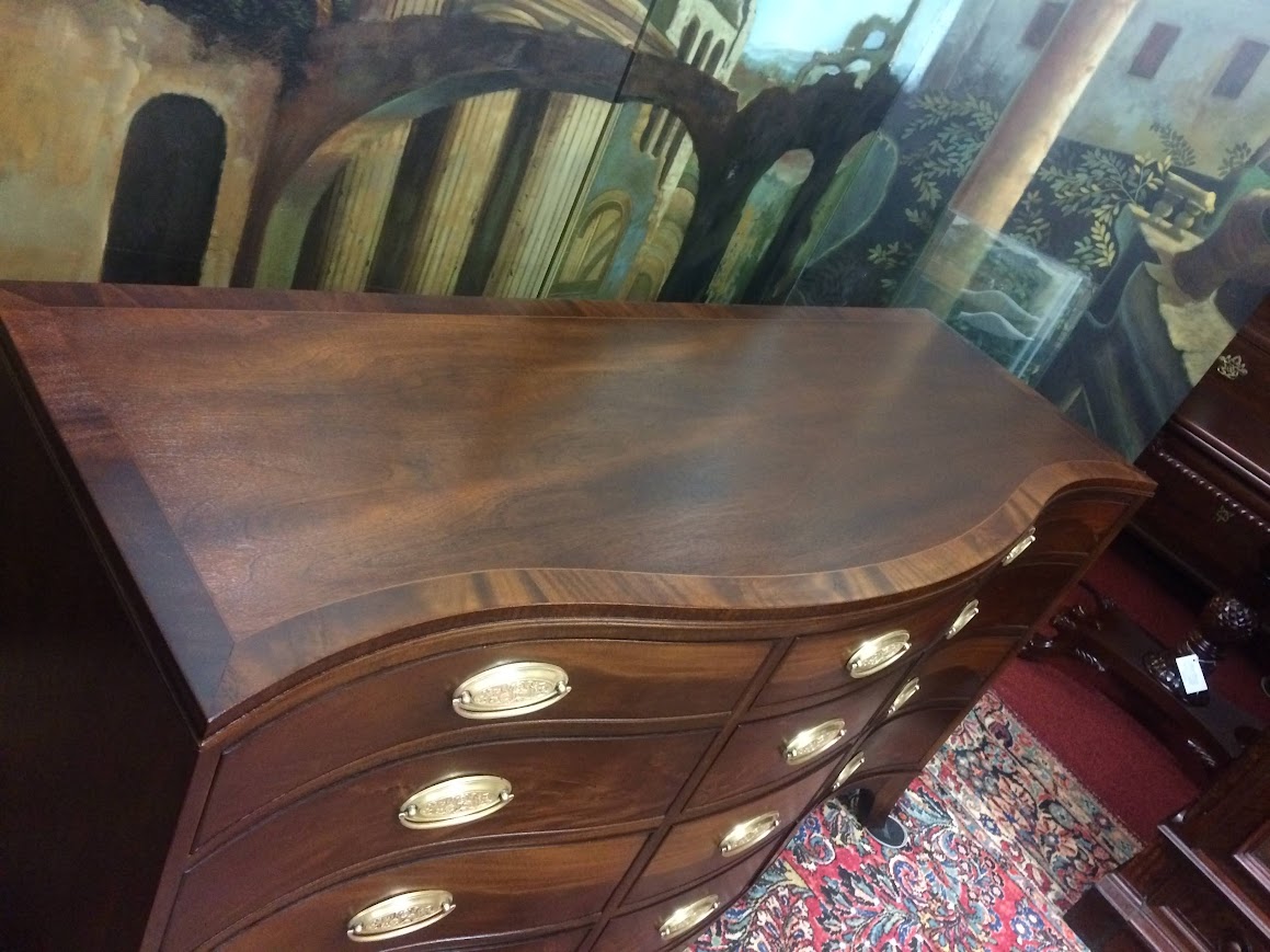 Vintage Dresser, Serpentine Dresser, Henredon Furniture - Image 5