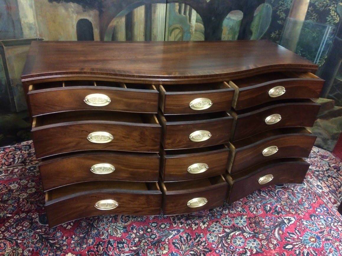 Vintage Dresser, Serpentine Dresser, Henredon Furniture - Image 6