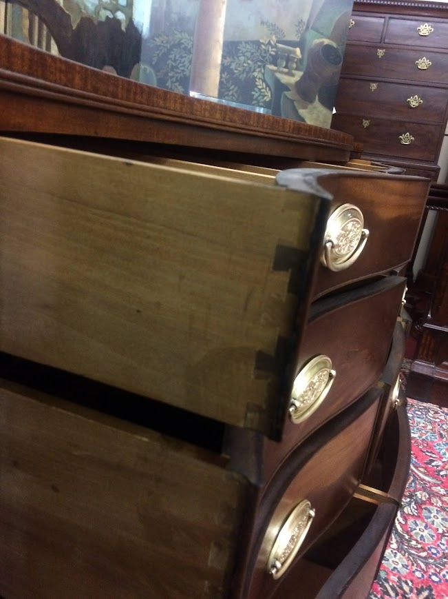 Vintage Dresser, Serpentine Dresser, Henredon Furniture - Image 8