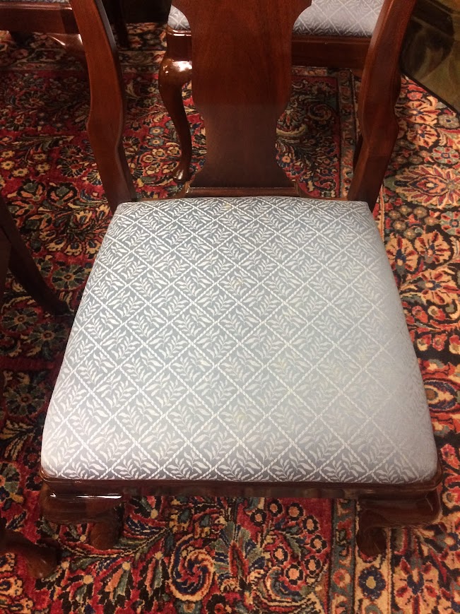 Vintage Queen Anne Dining Chairs, Henredon Furniture, Set of Eight - Image 8