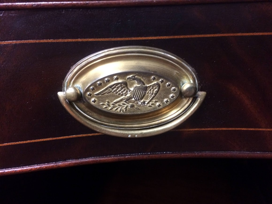 Antique Sideboard, Federal Buffet, Inlaid Server - Image 11